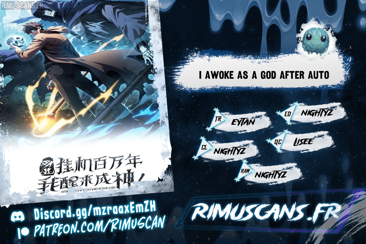 I Awoke as a God After Auto Battling For a Million Years Chapitre 9 - Page 1