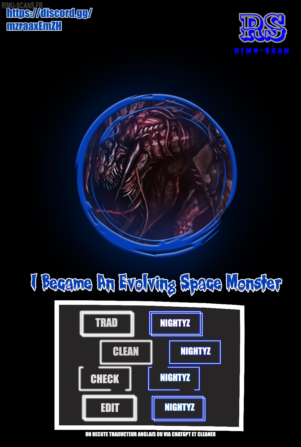 I Became an Evolving Space Monster Chapitre 0 - Page 1