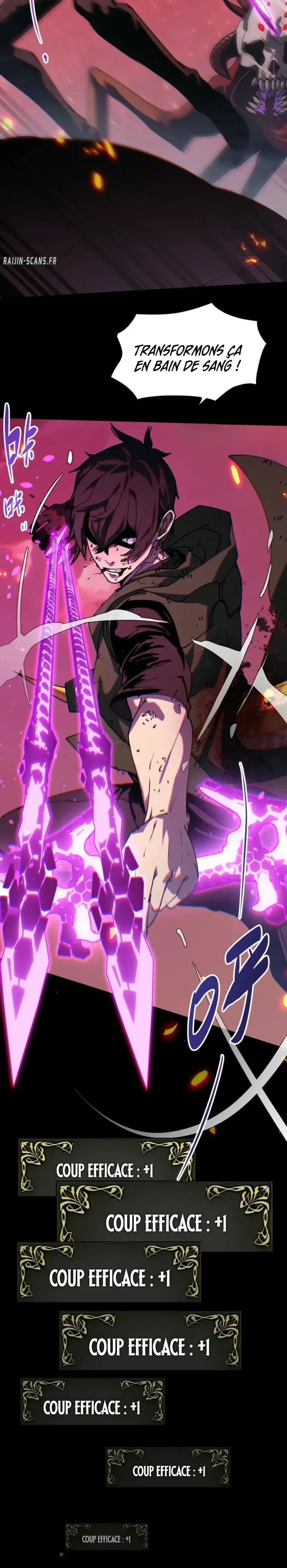 My basic attack infinitely stacks health I can blast a god apart with a single arrow Chapitre 7 - Page 14