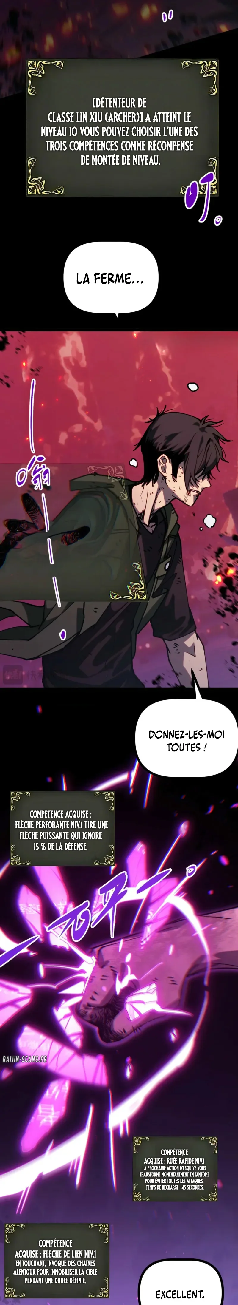 My basic attack infinitely stacks health I can blast a god apart with a single arrow Chapitre 7 - Page 17