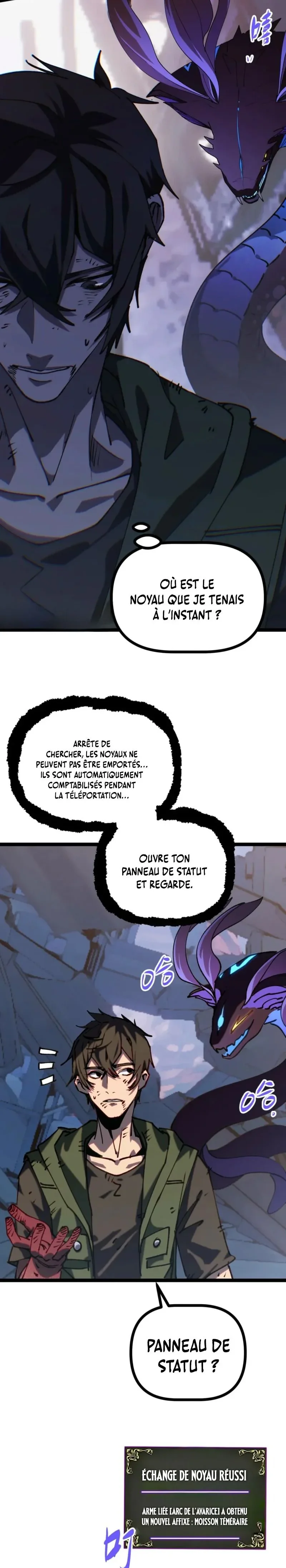 My basic attack infinitely stacks health I can blast a god apart with a single arrow Chapitre 7 - Page 35