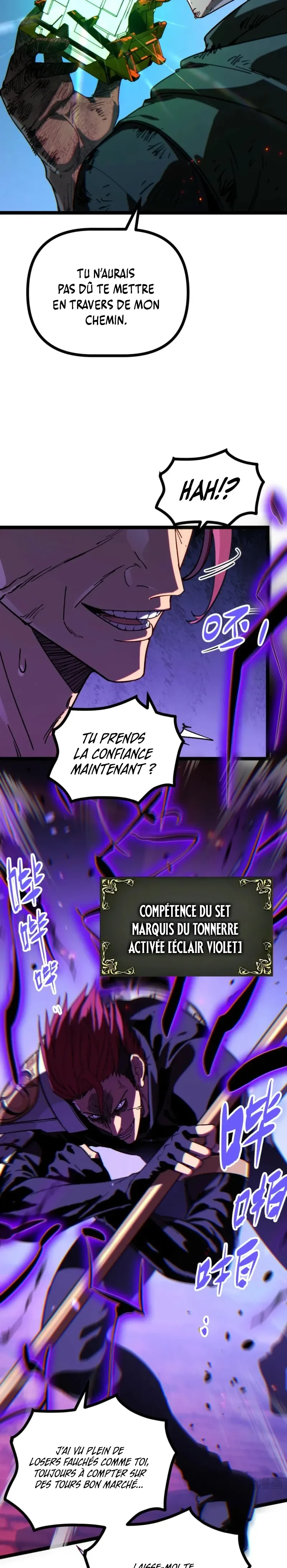 My basic attack infinitely stacks health I can blast a god apart with a single arrow Chapitre 8 - Page 35