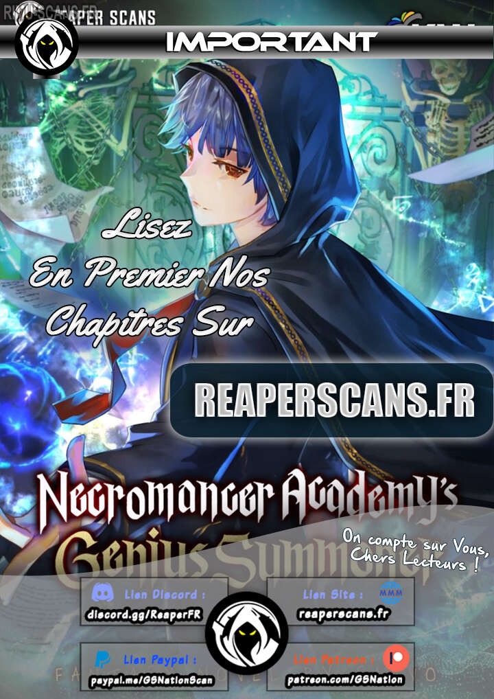 Necromancer Academy’s Genius Summoner Chapitre 122 - Page 1