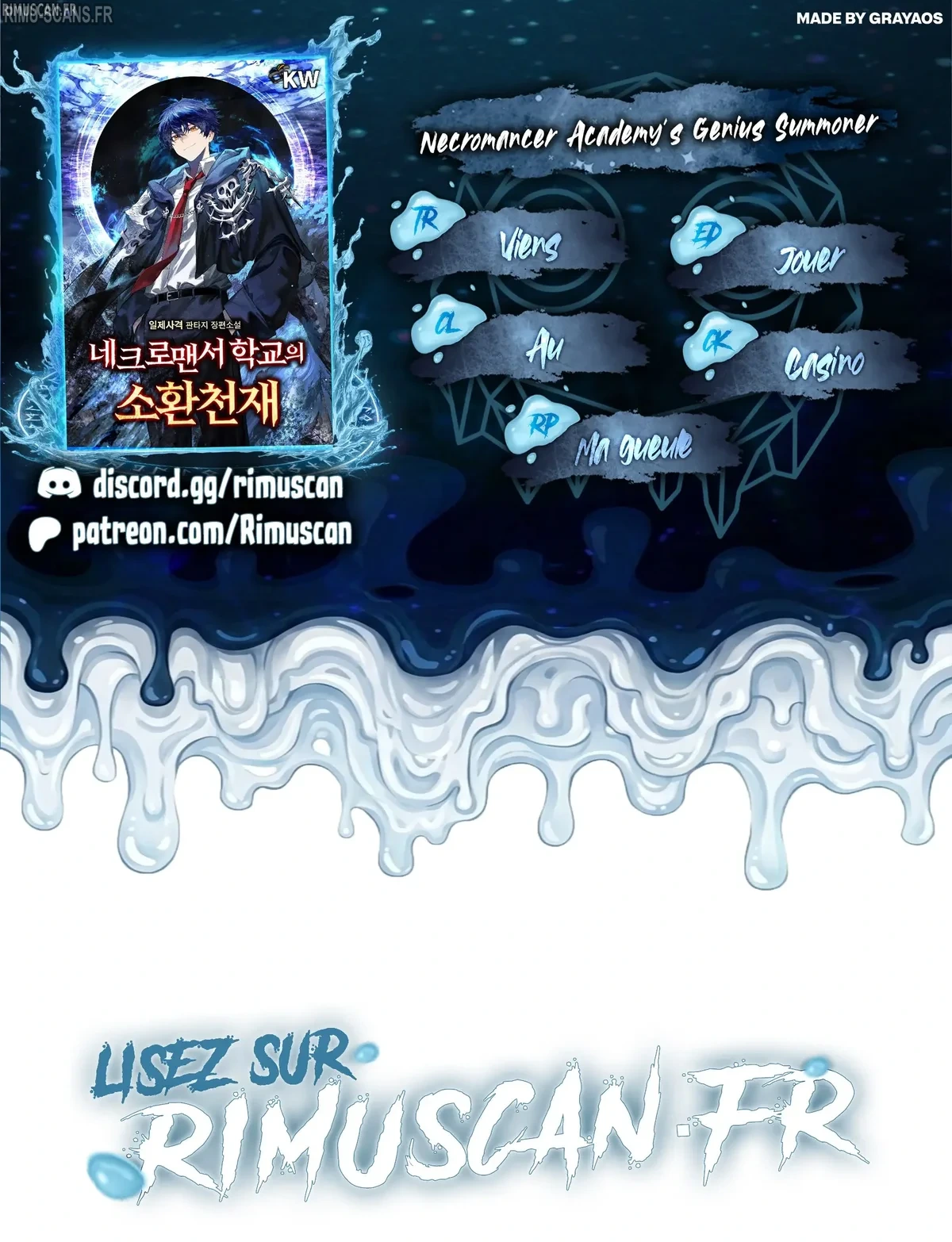 Necromancer Academy’s Genius Summoner Chapitre 216 - Page 1