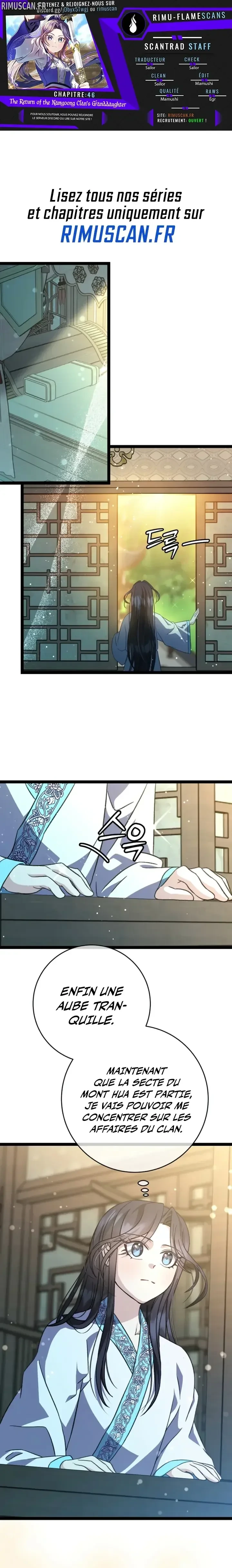 Return of the Namgung Clan's Granddaughte Chapitre 46 - Page 2