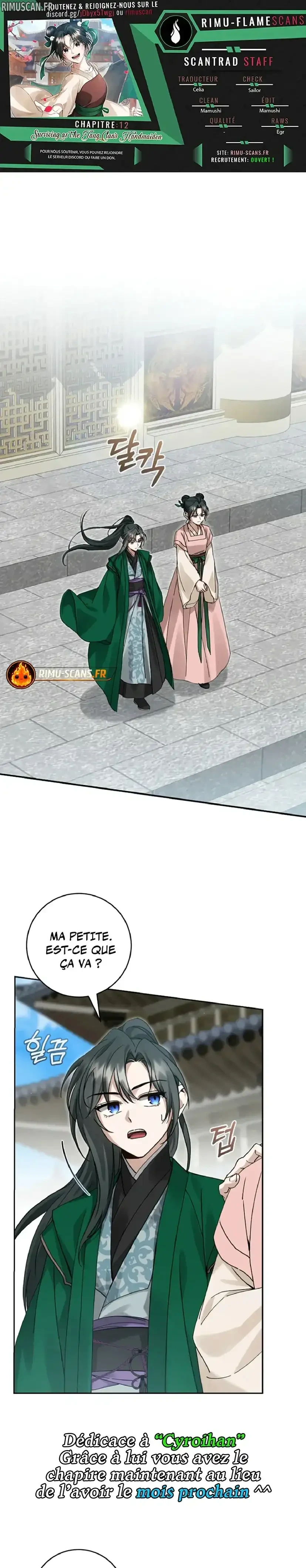 Surviving as the Dang Clan’s Handmaiden Chapitre 12 - Page 2