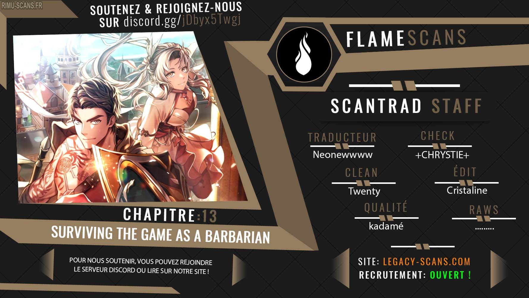 Surviving The Game as a Barbarian Chapitre 13 - Page 1
