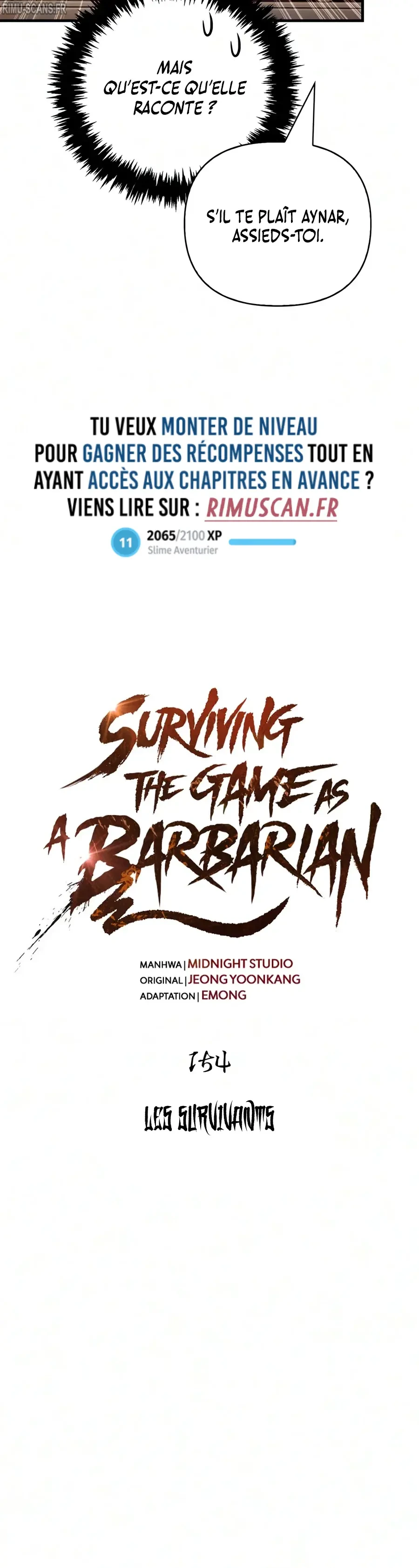 Surviving The Game as a Barbarian Chapitre 154 - Page 7