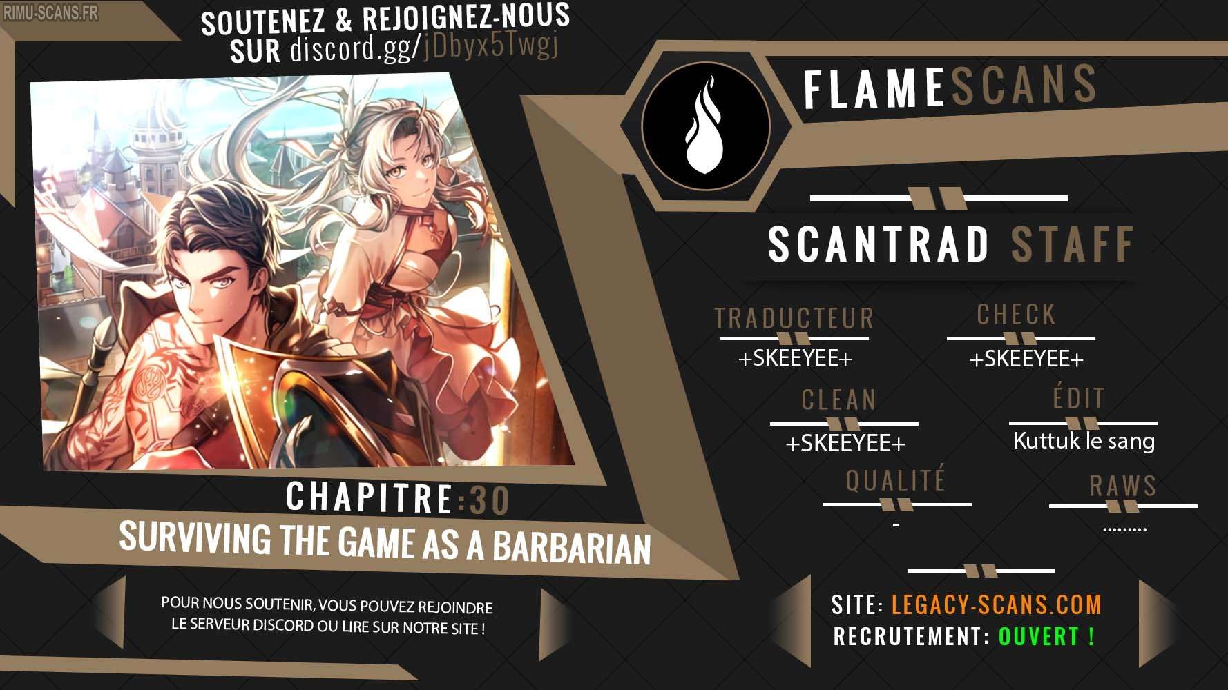 Surviving The Game as a Barbarian Chapitre 30 - Page 1