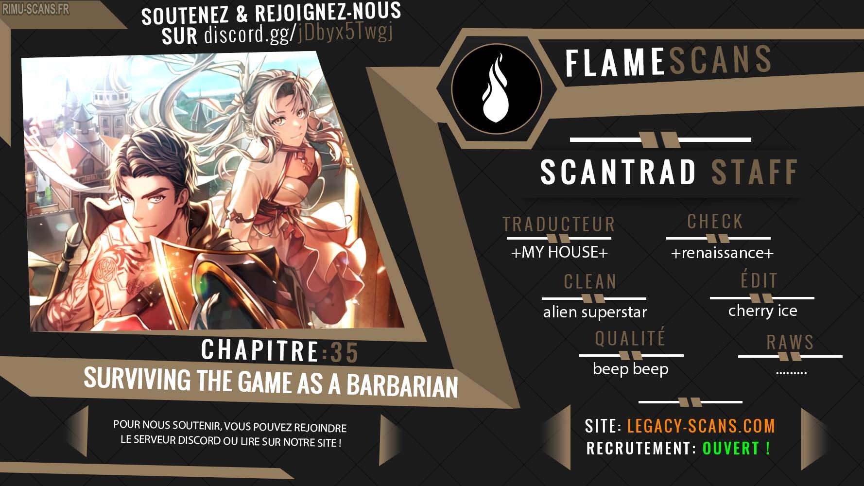 Surviving The Game as a Barbarian Chapitre 35 - Page 1