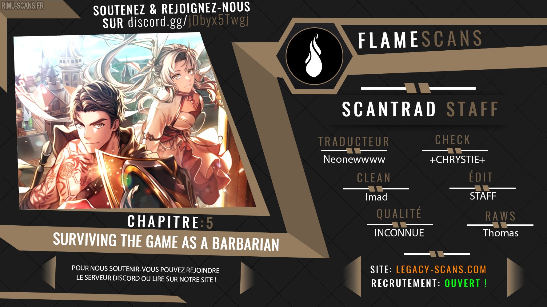 Surviving The Game as a Barbarian Chapitre 5 - Page 1