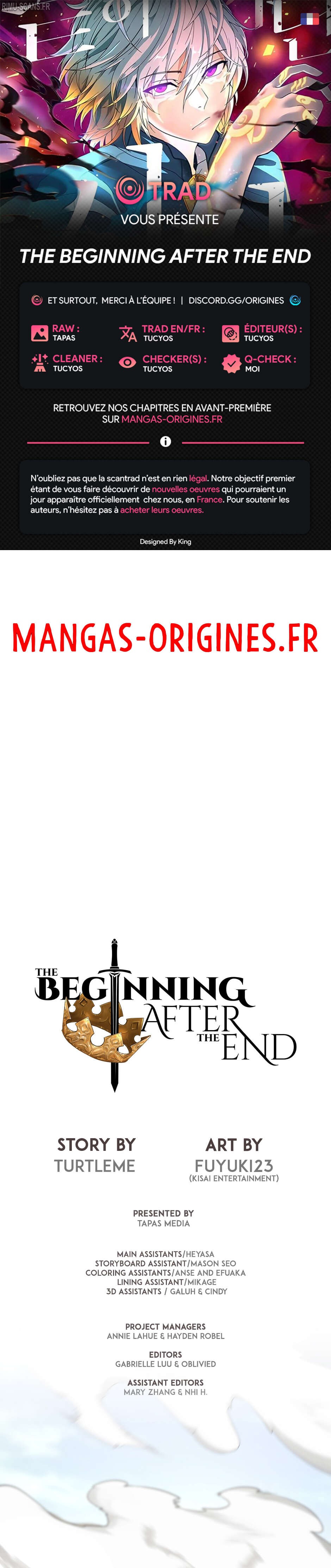 The Beginning After the End Chapitre 161 - Page 1