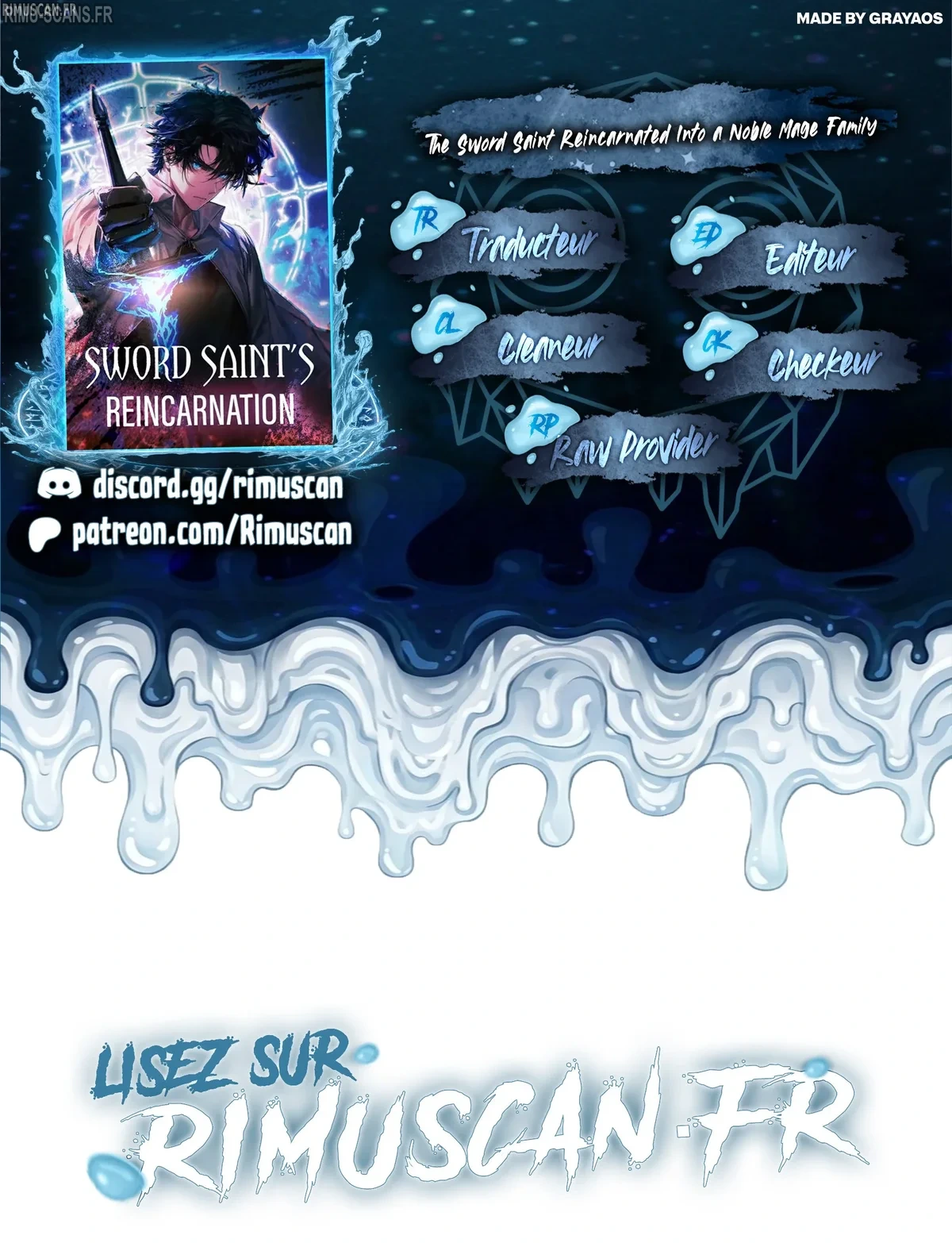 The Sword Saint Reincarnated Into a Noble Mage Family Chapitre 1 - Page 1