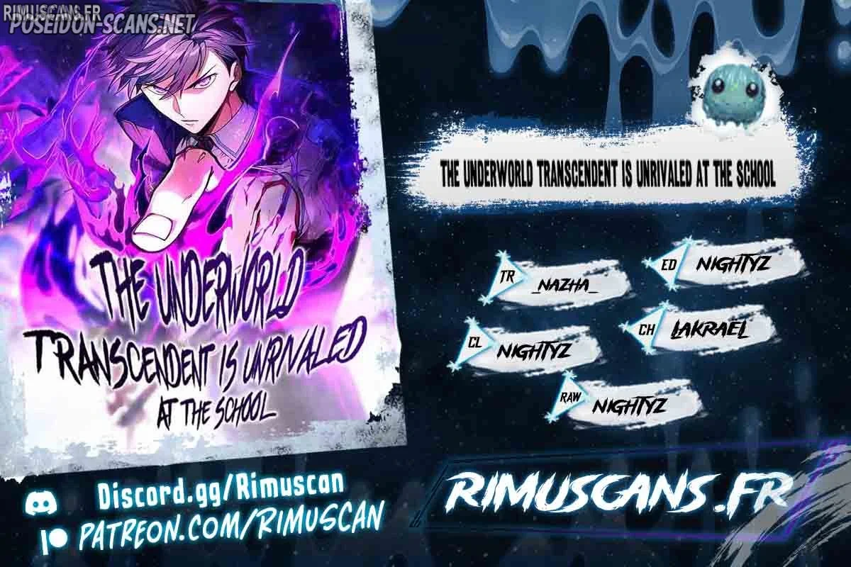The Underworld Transcendent Is Unrivaled at the School Chapitre 9 - Page 1